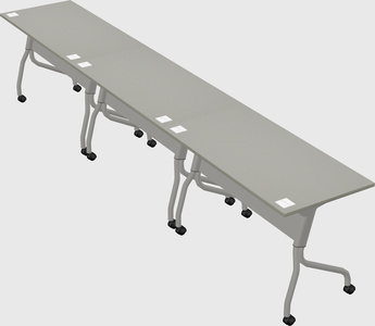 Row of training tables