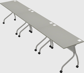 Row of training tables
