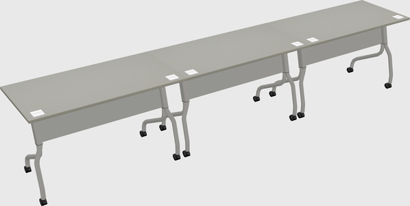 Row of training tables