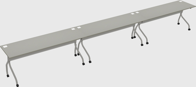Row of training tables
