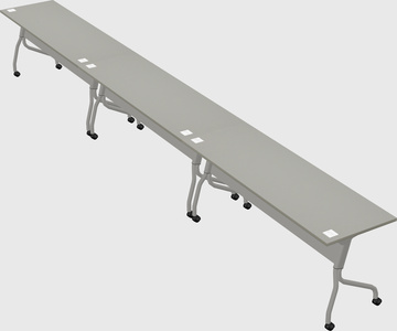 Row of training tables