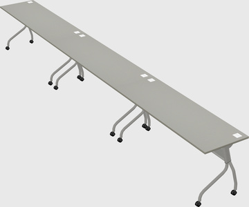 Row of training tables