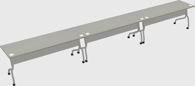 Row of training tables