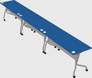 Row of training tables