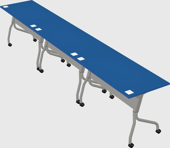 Row of training tables