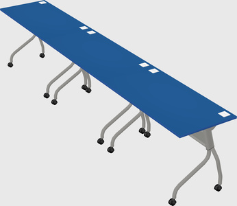 Row of training tables