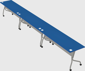 Row of training tables