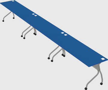 Row of training tables