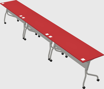 Row of training tables