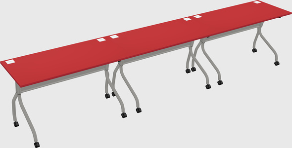 Row of training tables