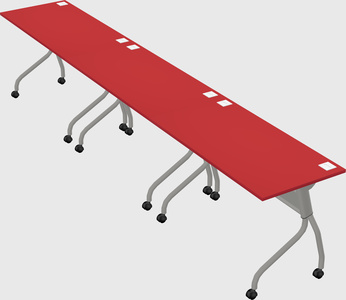 Row of training tables