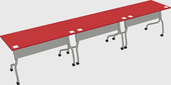 Row of training tables