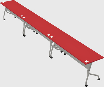 Row of training tables