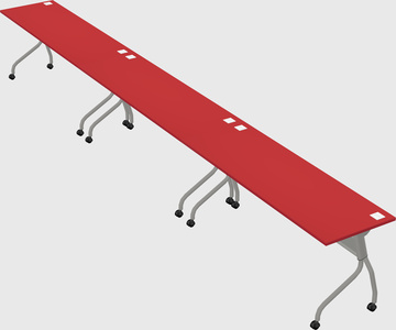Row of training tables