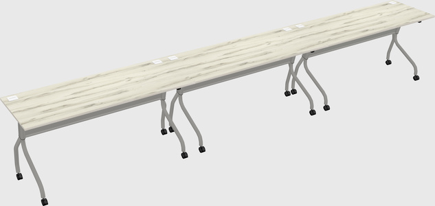 Row of training tables