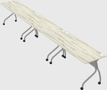 Row of training tables