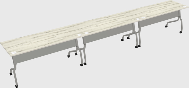 Row of training tables