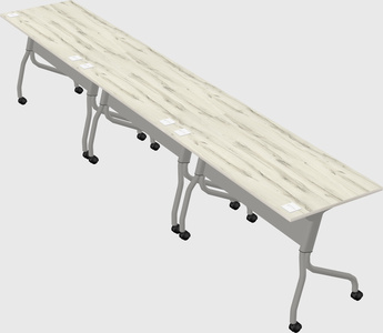 Row of training tables
