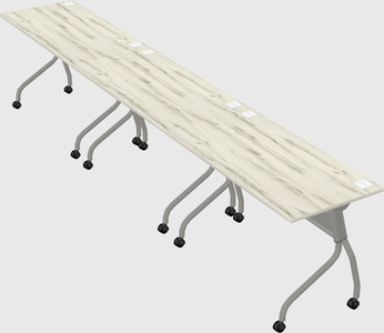 Row of training tables
