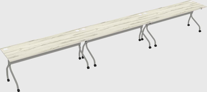 Row of training tables