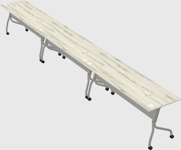 Row of training tables