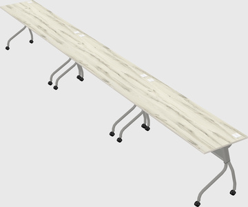Row of training tables