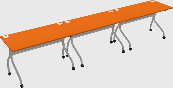 Row of training tables