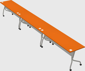 Row of training tables