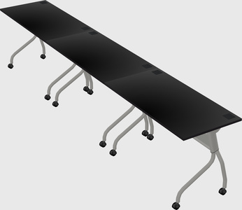 Row of training tables