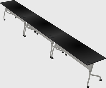 Row of training tables
