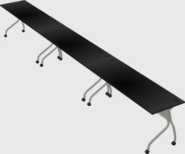 Row of training tables