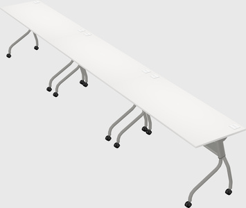 Row of training tables