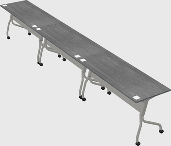 Row of training tables