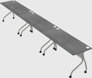 Row of training tables