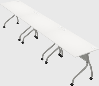 Row of training tables