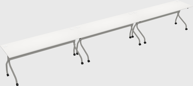 Row of training tables