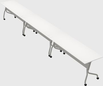 Row of training tables