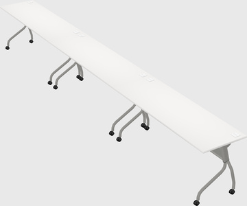 Row of training tables