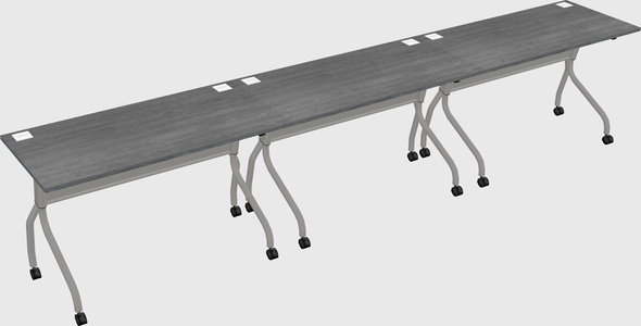 Row of training tables