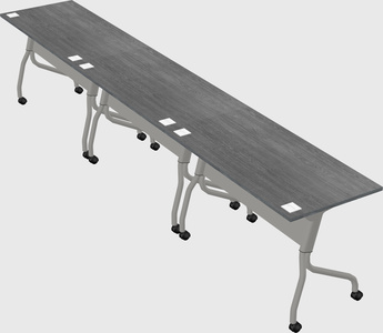 Row of training tables