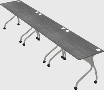 Row of training tables