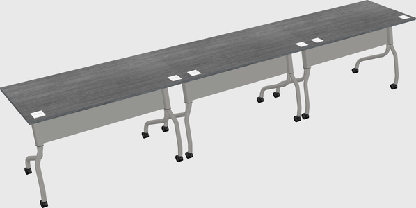 Row of training tables