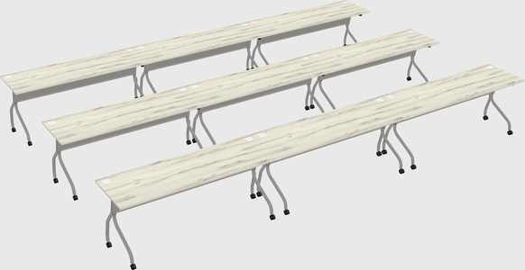 Flip-top desk