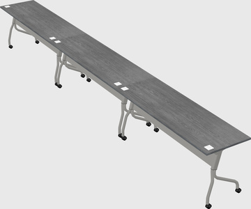 Row of training tables
