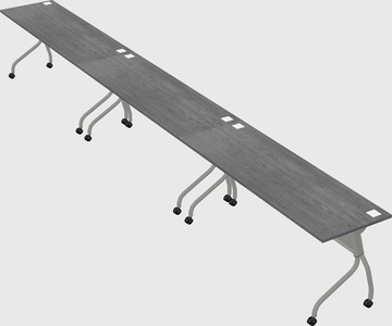 Row of training tables