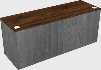 Lateral storage combo credenza