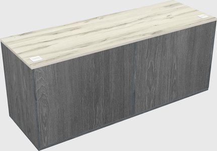 Lateral storage combo credenza