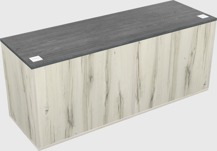 Lateral storage combo credenza