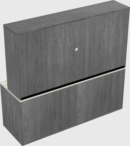 Lateral file cabinet credenza