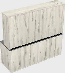 Lateral file cabinet credenza